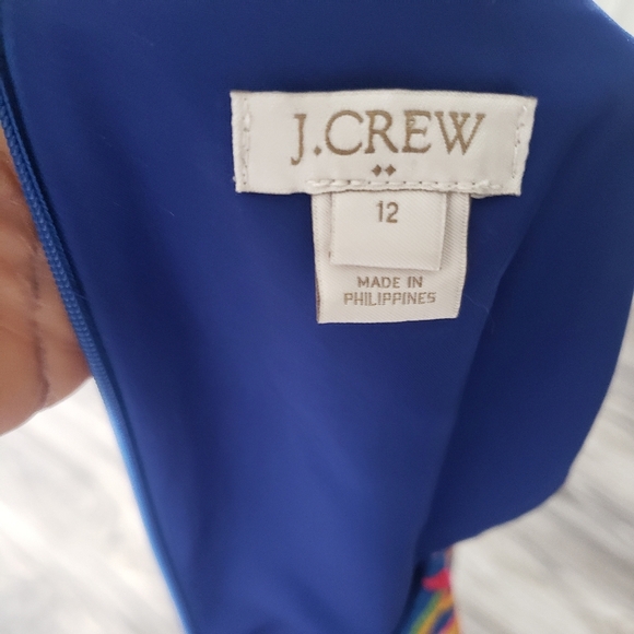 J.Crew factory floral short sleeveless dress size 12 - Picture 10 of 10
